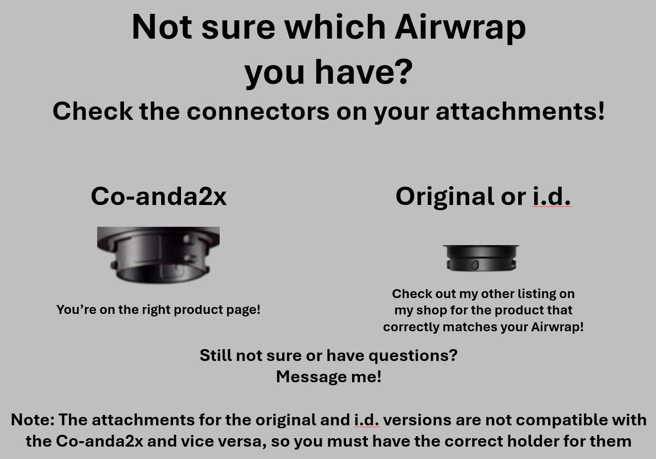 Dyson Airwrap Co-anda2x Holder (Compatible with the Co-anda2x version)